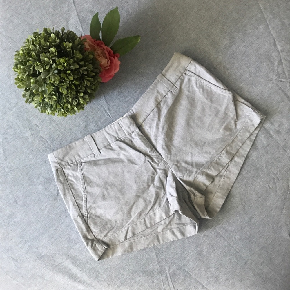 JCrew Chambray Dress Shorts, Size 7